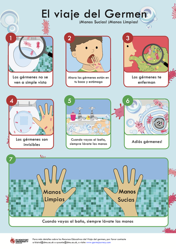 Spanish Germ's Journey Poster